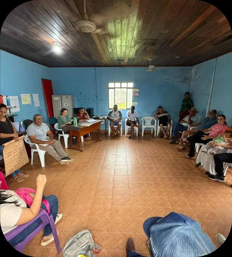 Encontro participativo com a base da COOPOXIN.